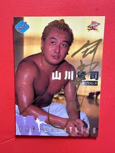 山川竜司　直筆サインカード　大日本プロレス