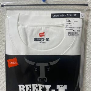 【cL】ヘインズ ビーフィー Tシャツ Lサイズ 透けない Hanes BEEFY-T 【新品未使用】