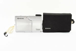 【1円スタート!!】★希少品★ KYOCERA Finecam SL400R 京セラ コンパクトデジタルカメラ シルバー #1222