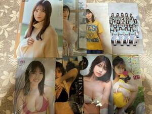  журнал дополнение прозрачный файл продажа комплектом 34 листов bikini model Nogizaka 46 город Хюга склон 46... небо перо . оригинальный . мыс love . земля .... love .. тканый ..
