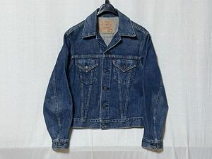 【LEVI'S】５５７１９９６年復刻 ビンテージ 3rd リーバイス デニムジャケット ジージャン トラッカー ビッグE 38 サード 日本製