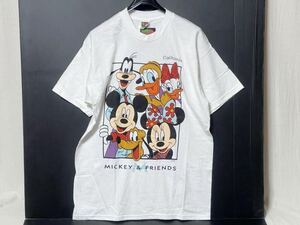 【未使用品】Mickey&Friends ミッキー&フレンズ Tシャツ カリフォルニア ディズニー サイズL フルーツオブザルーム California