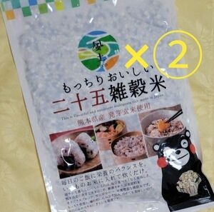 二十五雑穀米 くまもと風土 熊本県産 もっちりおいしい くまもん