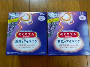 花王 蒸気でホットアイマスク めぐりズム ラベンダーセージ　2箱セット