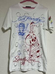 Ed Hardy エドハーディ　HOLLYWOOD DEADLY LOVE 半袖Tシャツ