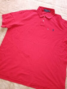 CUSTOMFIT XXL TTG ラルフローレン POLO RALPH LAUREN 赤　ポロシャツ 新品 半袖ポロシャツ ゴルフ