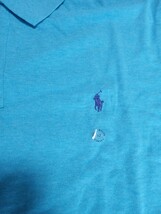 2XLT 2TGL ラルフローレン POLO RALPH LAUREN 　新品 半袖ポロシャツ 水色　大きめ 半袖ポロシャツ ポロシャツ ゴルフウェア_画像7