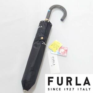 [ tag equipped ] Furla . rain combined use folding middle umbrella comfort .STYLE