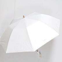 【新品タグ付き】フルラ 晴雨兼用折りたたみ中傘 楽折STYLE シロ_画像2