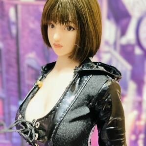 黒ボンテージ風 衣装 セット 1/6サイズ TBLeague ファイセン シームレス フィギア オビツ アゾン ジェニー バービー ドール 服 タカラ の画像6