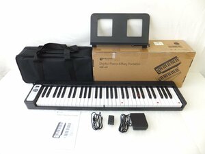61 keyboard folding electronic piano #kiktaniKIKUTANI#KDP-61P BLK# Junk #②