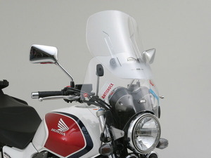 デイトナ 93952 GIVI 大型ウインドスクリーン AF49 クリアー H410mm～530mm×W520mm