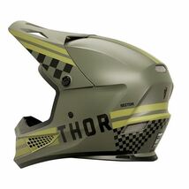 THOR 0110-8147 24モデル SECTOR2 SG ヘルメット COMBAT アーミー/ブラック M(57-58cm) バイク ライディング 頭 保護_画像2