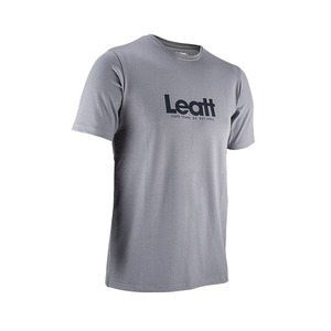 LEATT リアット 5023047402 Tシャツ CORE 背面デザインあり チタニウム L 半袖 ロゴT バイクウェア ウエストウッド