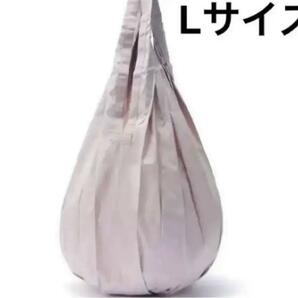 送料無料【新品未使用】MUJI 無印良品さっとたためるマイバッグ スモーキーピンク Ｌ 約６３×３０ｃｍ／約２５Ｌの画像1