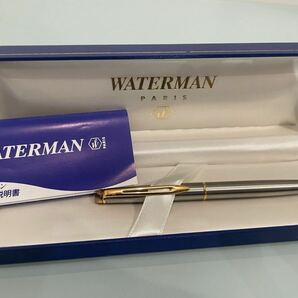 原②【1円スタート】WATERMAN ウォーターマン メトロポリタン ツイスト式 ボールペン シルバー×ゴールド 筆記確認済み 箱付きの画像1