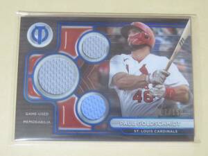 2024 TOPPS TRIBUTE GAME USED TRIPLE メモラビリア PAUL GOLDSCHMIDT 097/150