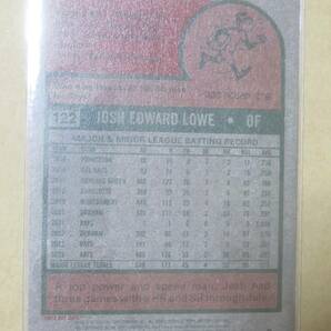 2024 TOPPS HERITAGE JOSH LOWE BLACK BORDER (1:97 パックオッズ)の画像2