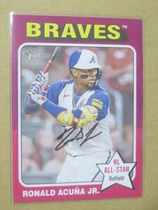 2024 TOPPS HERITAGE RONALDO ACUNA JR NL ALL STAR