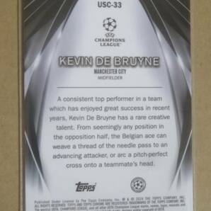 2023-24 TOPPS UEFA CLUB COMPETITIONS ULTIMATE STAGE CHROME KEVIN DE BRUYNEの画像2