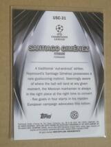 2023-24 TOPPS UEFA CLUB COMPETITIONS ULTIMATE STAGE CHROME SANTIAGO GIMENZ_画像2