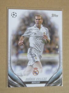 2023-24 TOPPS UEFA CLUB COMPETITIONS IMAGE VARIATION SP ZINEDINE ZIDANE