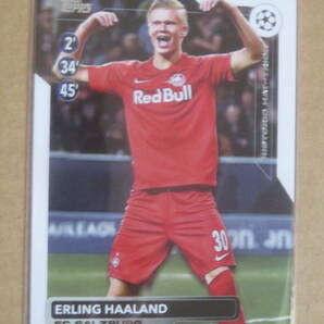 2023-24 TOPPS UEFA CLUB COMPETITIONS HISTORIC HAT-TRICK ERLING HAALANDの画像1