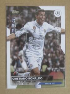 2023-24 TOPPS UEFA CLUB COMPETITIONS HISTORIC HAT-TRICK CRISTIANO RONALDO