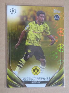 2023-24 TOPPS UEFA CLUB COMPETITIONS STARBALL GOLD FOIR パラレル JULIEN DURANVILLE RC