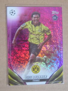 2023-24 TOPPS UEFA CLUB COMPETITIONS PINK SPARKLE パラレル PARIS BRUNNER RC