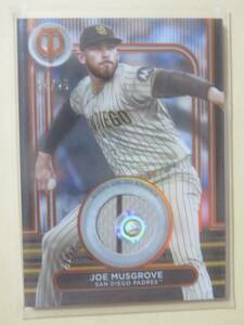 2024 TOPPS TRIBUTE GAME USED メモラビリア ジャージ JOE MUSGROVE 24/25 STAMP OF APPROVAL