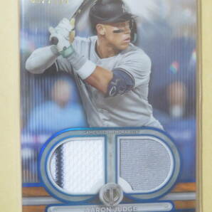 2024 TOPPS TRIBUTE GAME USED DUAL メモラビリア AARON JUDGE 097/150の画像1