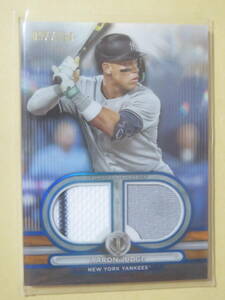 2024 TOPPS TRIBUTE GAME USED DUAL メモラビリア AARON JUDGE 097/150