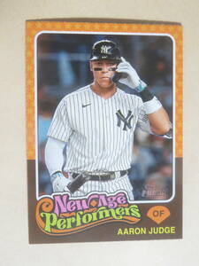 2024 TOPPS HERITAGE NEW AGE PERFORMERS AARON JUDGE