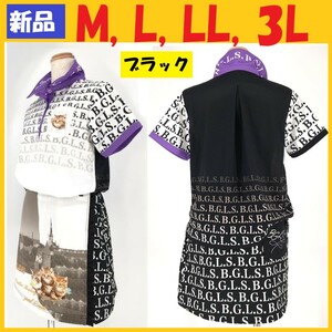 新品 大特価 セール ゴルフウェア 上下 セットアップ 猫 半袖ポロシャツ スカート レディース BGLS M L LL 3L XL 2XL 大きいサイズ有り