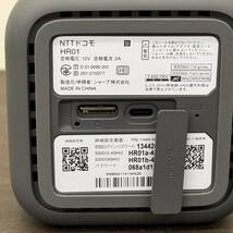 送料580円～ 通電のみ確認済み docomo ドコモ ホームルーター HR01 Wi-Fi 5G ネットワーク利用制限○_画像9