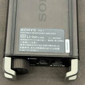 送料580円～ ジャンク 通電のみ確認済み SONY ソニー PHA-1 ポータブルヘッドホンアンプ 製造番号0005803の画像10