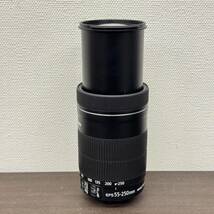 送料580円～ 動作未確認 Canon キャノン ZOOM LENS EF-S 55-250mm 1:4-5.6 IS STM φ58mm 一眼レフ カメラレンズ 製造番号4341124662_画像5