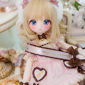 *PUYOO DOLL マイメロディコラボ カスタムヘッド＆ボディ デカールアイ2種 ウィッグ 衣装 1/4 中古 ロンシュカの画像7