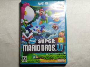 中古品/欠品有り WiiUソフト NEWスーパーマリオブラザーズ.U 説明書欠品
