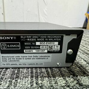 SONY ソニーBDZ-EW510 ブルーレイレコーダー14年製電源ケーブル.B-CASカード付属ジャンクの画像6