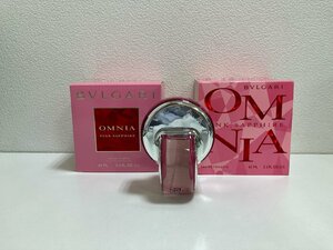 【J24006】BVLGARI ブルガリ OMNIA オムニア ピンク サファイヤ オードトワレ スプレー 65ml 残量約85%程 自宅保管品