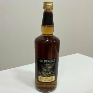 【M36702】古酒未開栓 ウイスキー Seagrams シーグラム 100 PIPERS DELUXE 100パイパーズ 760ml 43度の画像7