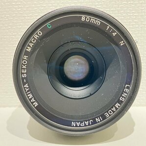 【S38966】※佐川急便のみ※ Mamiya レンズ MAMIYA-SEKOR MACRO C 80mm 経年保管品 中古品 ※動作未確認のためジャンク品扱いの画像2