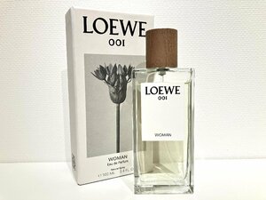 【S13260】※佐川急便のみ※　ロエベ　LOEWE　001　ウーマン　オードパルファム　100ml　箱付　残量9割　中古品　香水