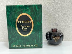 【N25010】香水　Christian Dior　クリスチャンディオール　ESPRIT DE PARFUM　POISON　15ml　中古品　現状品　長期保管品　残量8～9割前後