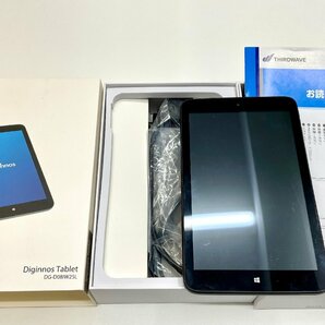 【U15349】初期化済 Diginnos PC DG-D08IW2SL 8インチ タブレット Atom X5-Z8350 1.44GHz 4GB 64GB Win10 デジノス 声優 速水奨 野津山幸宏の画像1