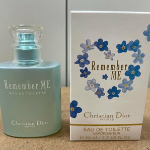 【J69311】Christian Dior Remember ME EAU DE TOILETTE 50ml クリスチャンディオール 元箱付 残量約9割程度 経年保管品の画像1