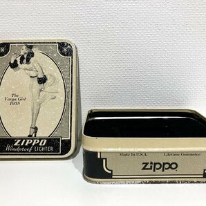 【S73189】※佐川急便のみ※ ZIPPO ジッポー ライター 1935 VARGA GIRL アメリカ製 ※着火未確認※ 未使用品 経年保管品の画像2