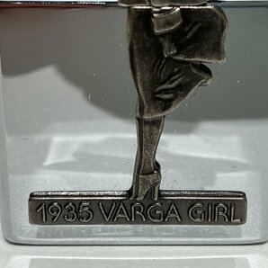 【S73189】※佐川急便のみ※ ZIPPO ジッポー ライター 1935 VARGA GIRL アメリカ製 ※着火未確認※ 未使用品 経年保管品の画像5